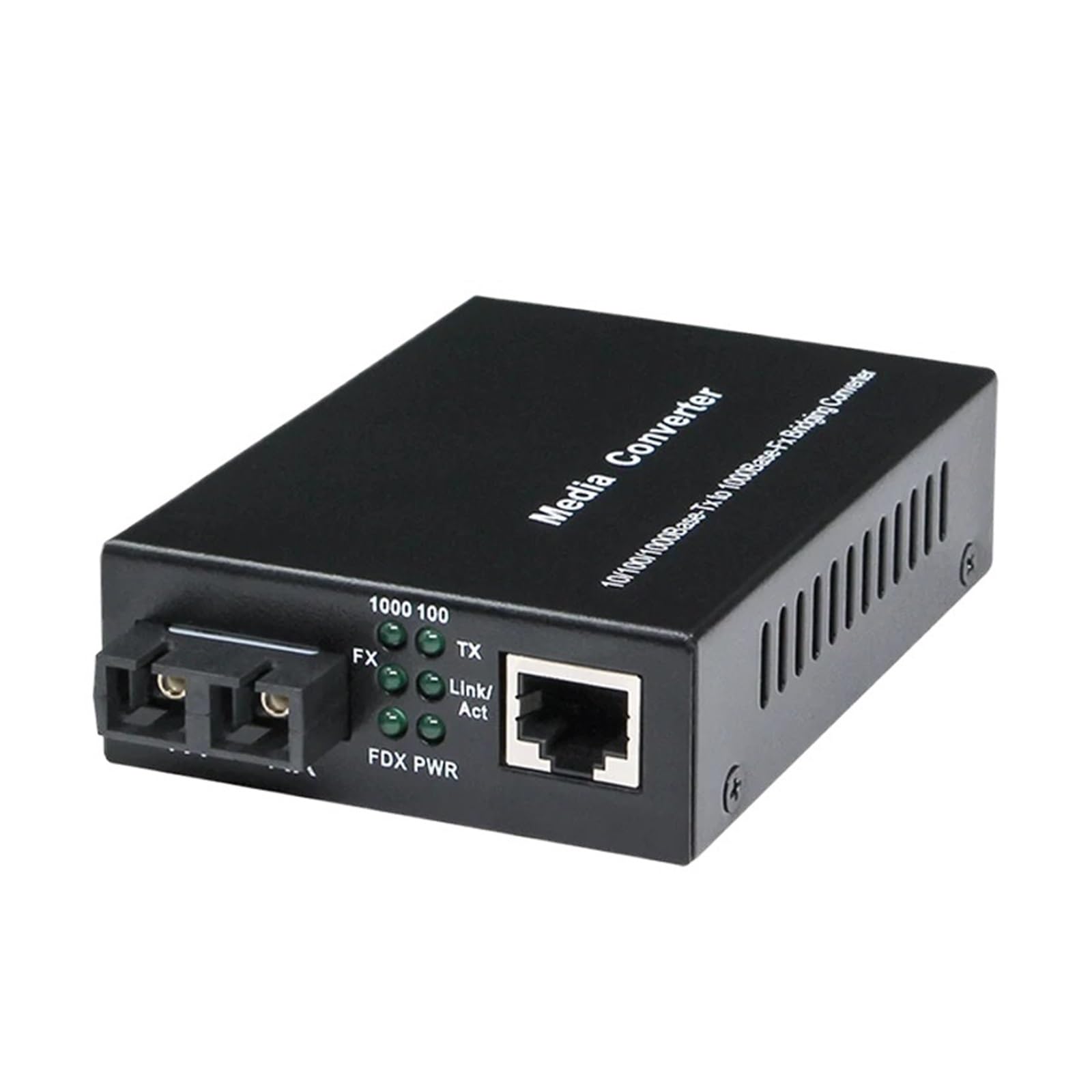 Convertisseur de média Fibre Gigabit Ethernet avec émetteur-récepteur multimode 1Gb intégré, RJ45 vers 1000Base-LX, jusqu'à 2km(1pcs 1000/*-M)