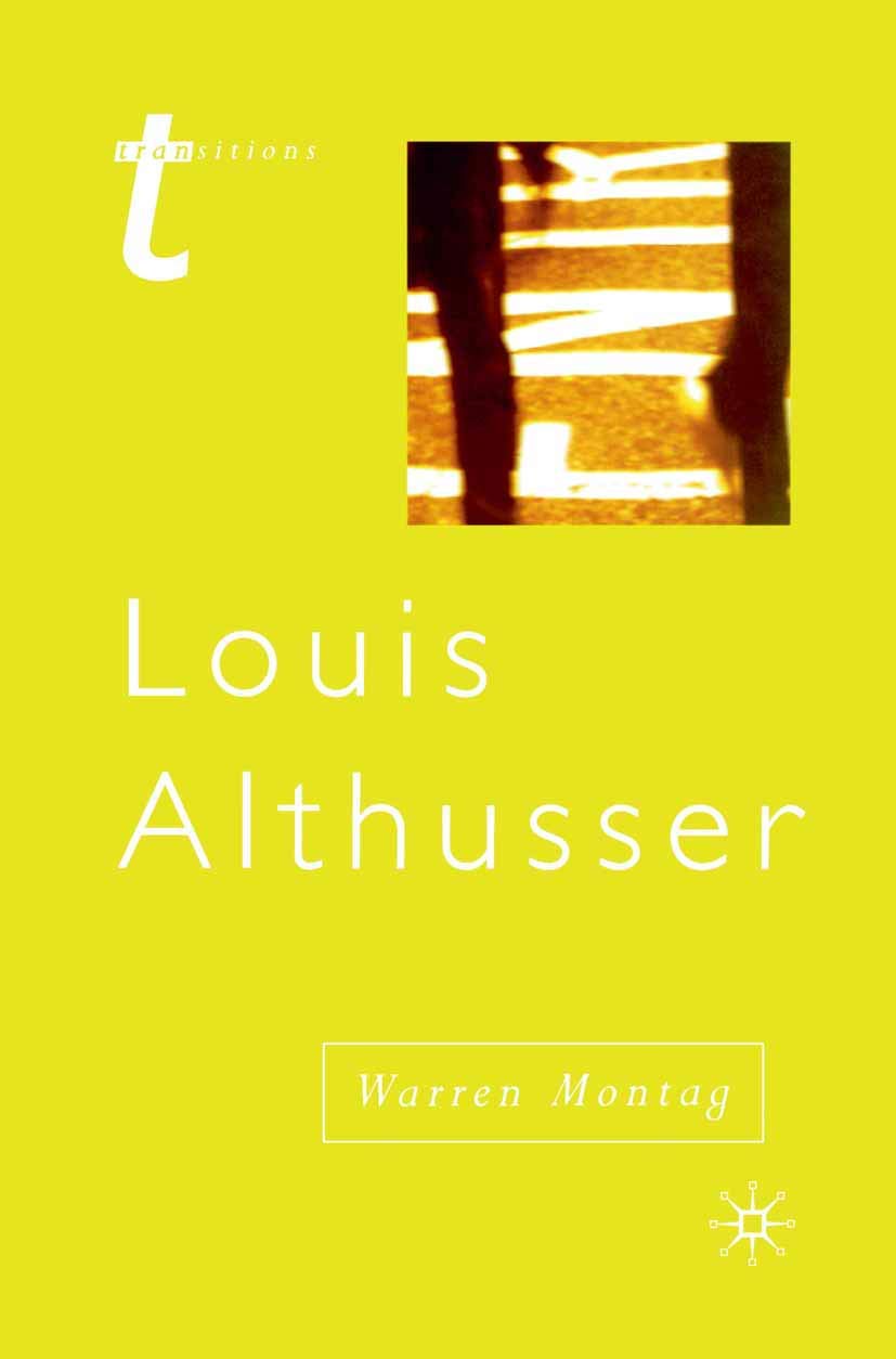 Louis Althusser by Montag, Warren  New 9780333918999 Fast Free Shipping<-
