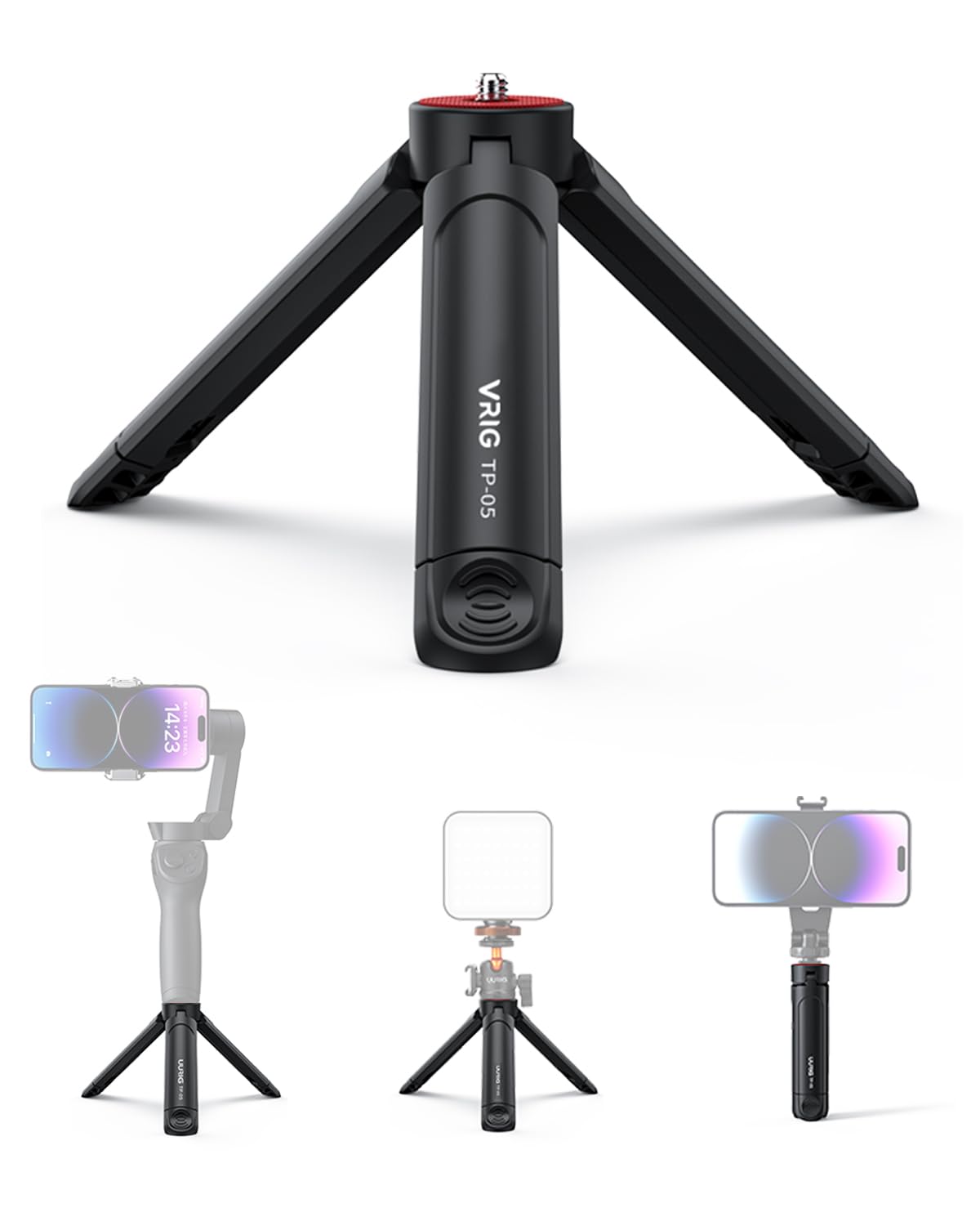 BRUNT 新品未使用 ミニ三脚 Amazon | VRIG ミニ三脚 卓上 カメラ 三脚 カメラスタンド スマホ