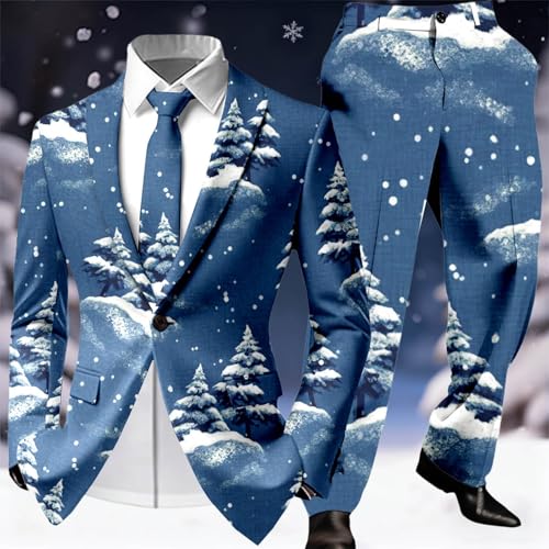 Costume de Noël premium vert sapin avec finitions soignées - 2