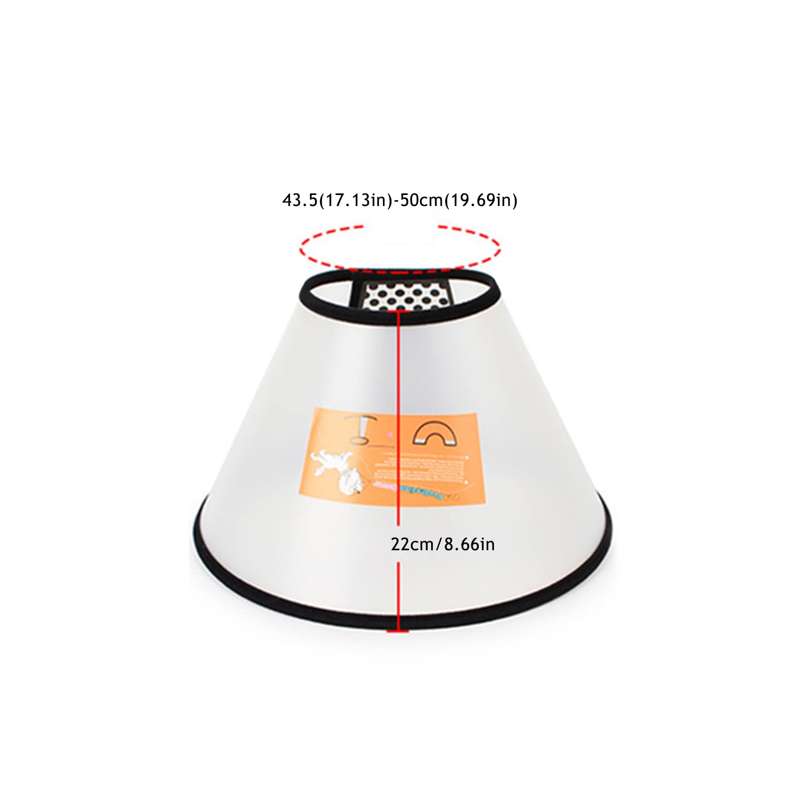 Collare Protettivo Cono Per Cani E Gatti - Regolabile E Leggero - Foto 6