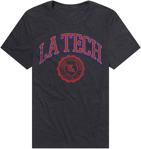 Campus Lab Official NCAA Classic Seal Collegiate Classic Ring-Spun T-Shirt Unisex for Men & Women Collection
