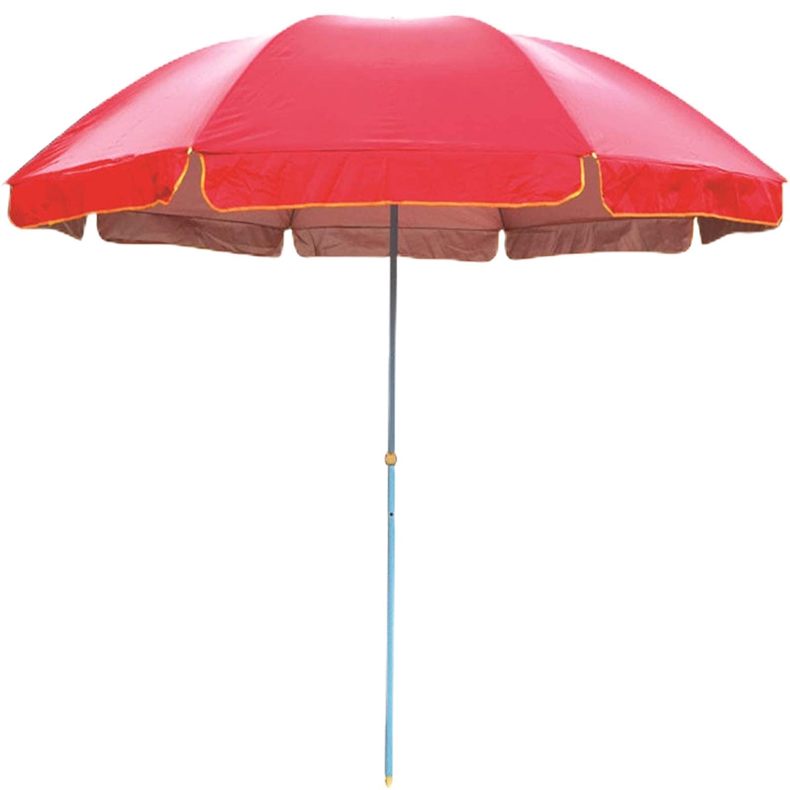 BTYDKL Sombrilla de 2m, 3m, sombrilla de jardín para exteriores, sombrilla para Patio, sombrilla de mercado, para jardín, patio trasero, playa y piscina, azul, rojo