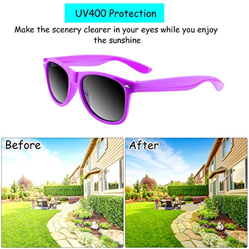 TUPARKA Sunglasses Party Favors Neon Colors Sunglasses Bulk Goody Bag Fillers for Beach Birthday Party Pool Party Supplies3