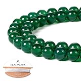 BEADNOVA Green Agate 8mm