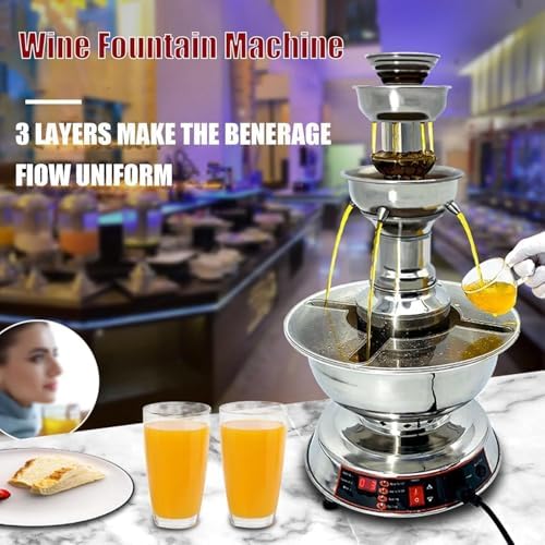 Máquina eléctrica de bebidas con ajuste de temperatura para cócteles, vino y bebidas, perfecta para fiestas y eventos