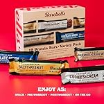 Barebells Protein Bars Variety Pack - 12 Count, 1.9oz Bars - Protein Snacks with 20g of High Protein - Chocolate Protein Bar with 1g of Total Sugars - Perfect on The Go Protein Snack & Breakfast Bars - Image 4