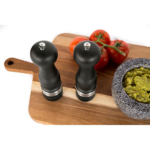 Cole & Mason Ardingly Wood Pepper Grinder - Wooden Mill Includes Gourmet Precision Mechanism And Premium Peppercorns, Dark Brown #TOP2