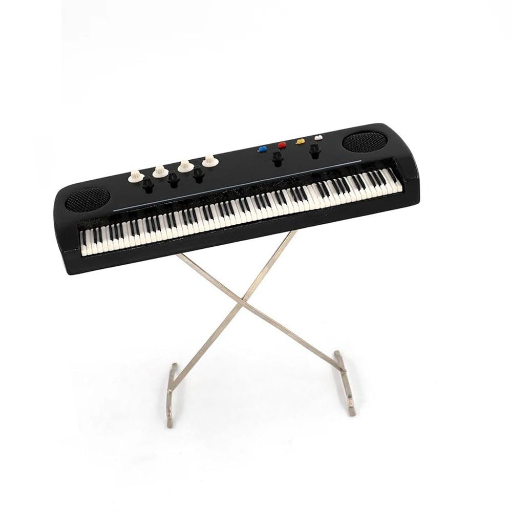 Miniaturowy elektroniczny model organów mini akcesoria do instrumentów muzycznych dekoracja model instrumentów muzycznych