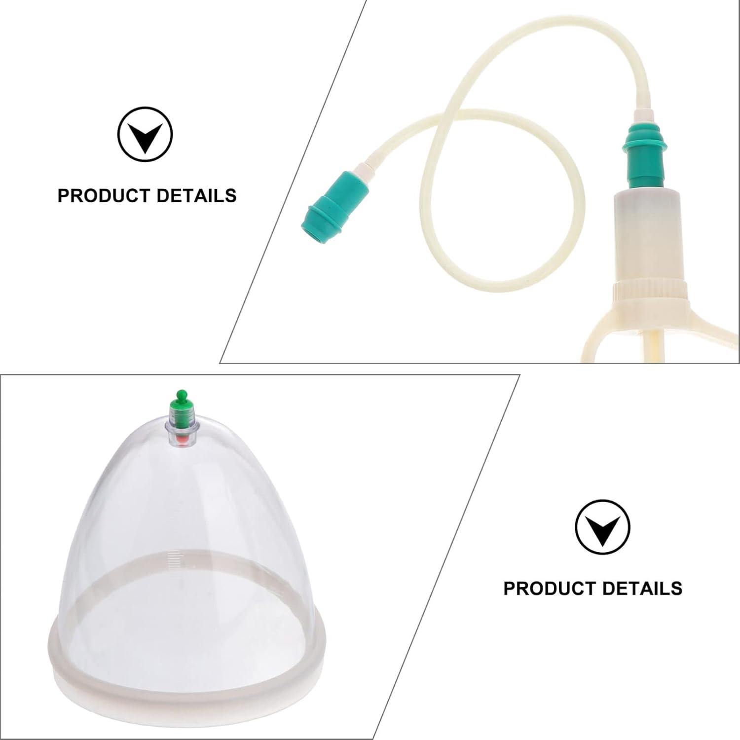 Negative Pressure Vacuum Cupping Device 5.07 Inch Body Massage Tool for Neck Shoulder Back Pain Relief and Circulation Improvement - Image 6