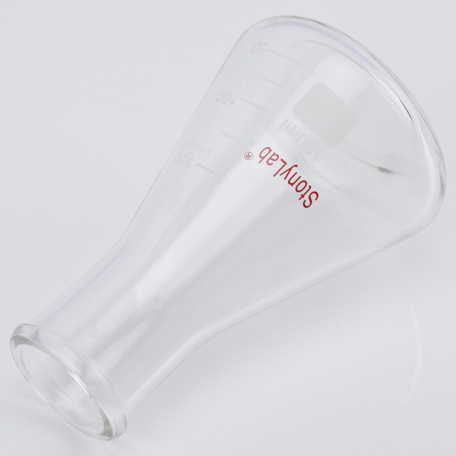 stonylab 1-paczka 150 ml kolba szklana, Erlenmeyer Heavy Wall Tight Flask z mocną krawędzią (150 ml)