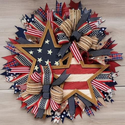 250th Anniversary Patriotic Wreath - Red White...