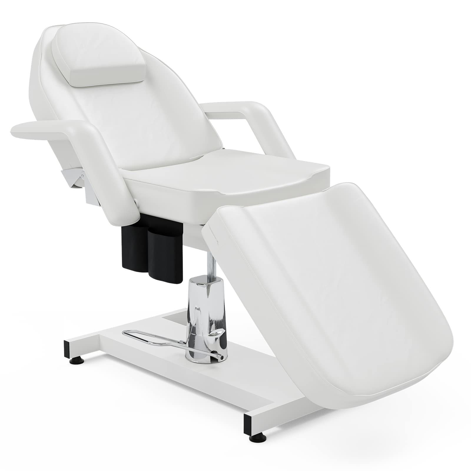 Buy OKAKOPA Hydraulic Facial Bed Chair White Tattoo Chair Table, 360