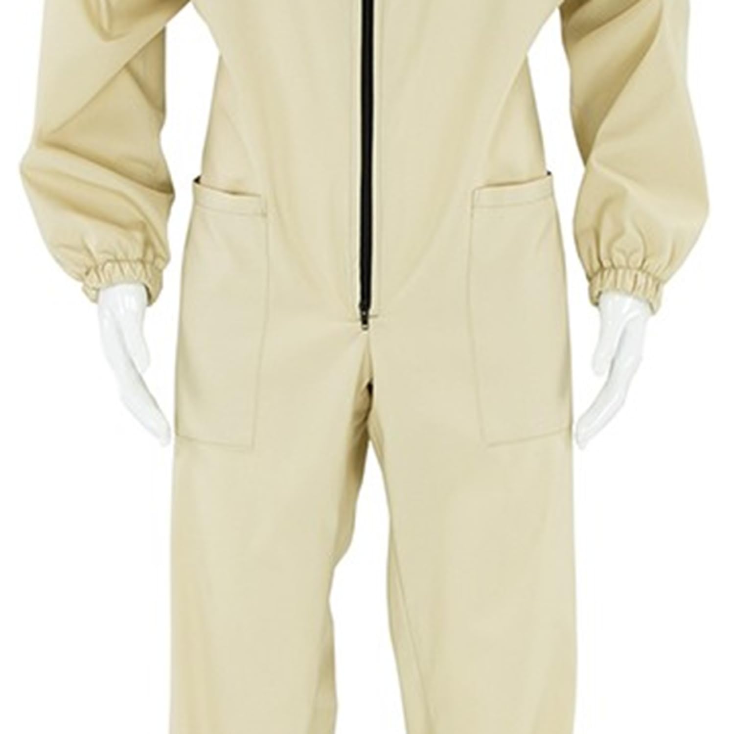LYSON Imkeranzug mit abnehmarem Hut Rundschleier Berufsbienenanzug Imkeroverall Imkerbekleidung, schutz vor Bienen, Insekten Imkereibedarf Grösse (S-XXXL) Optima Line Imkerzubehör
