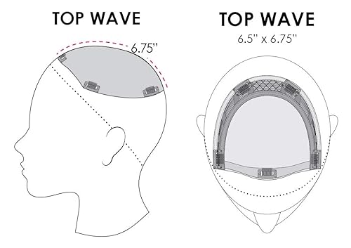 Miniatura 8 de Top Style 18 pulgadas sintético doble mono tramado Topper por Jon Renau, Peine, Mara Ray 4oz Luxury Shamp &amp; Cond, 19 páginas Belle of Hope Wig Care