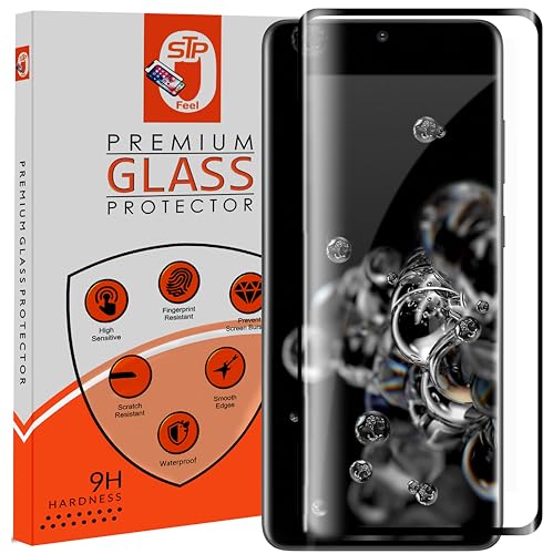 Image of Advanced Black Border Tempered Glass Protector For Samsung Galaxy S21 Plus Smartphone| Full Glue Edge-to-Edge Protector Screen Protector Guard Protector,Pack Of 1