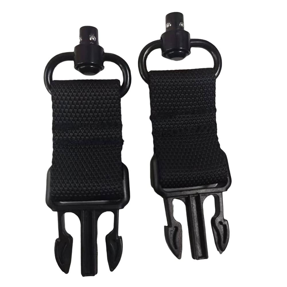 2 bis 1 Punkt Gewehrriemen, verstellbar Gun Sling Trageriemen, Taktisches Gewehr Bungee Sling mit Schnalle für Jagd Schießen,Freien,Militärtraining