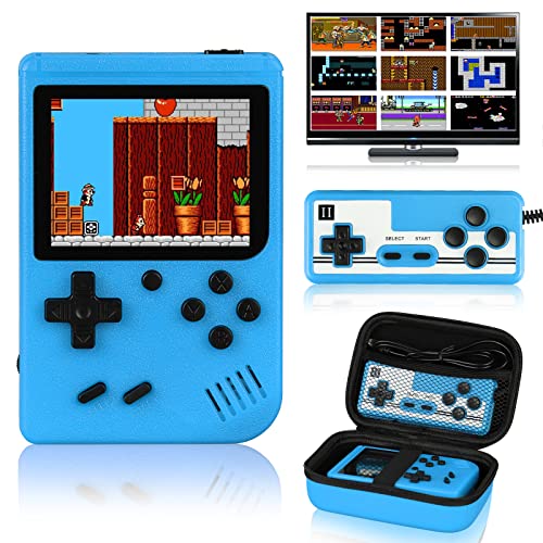 Console de Jeu Portable - Vaomon Retro Handheld Game Console Comes with Portable Shell, 400+ Classical FC Games, Gameboy Console Support Connecting TV & 2 Players, Ideal Gift for Kids & Lovers