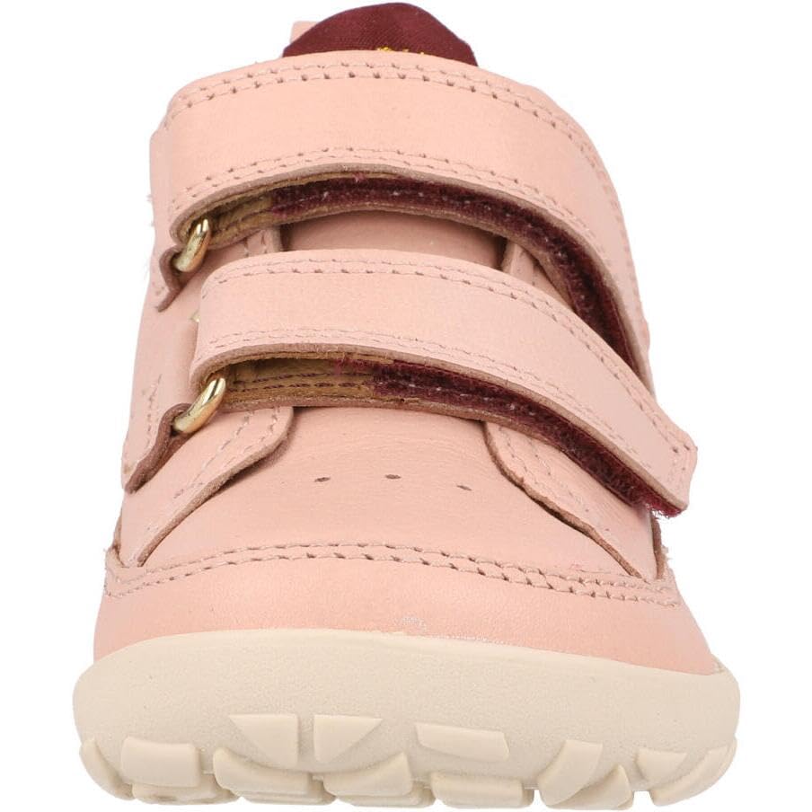 Bobux i-Walk Trek Cameo Rose Boots Leather Nubuck Adjustable Straps Zero Drop Sole2