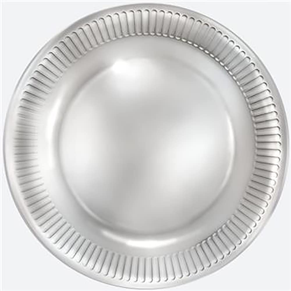 POPOYU 16Pcs Silver Party Paper Plates 7 Inch, Silver Party