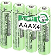 OSIM 4Pack BK-40AAABU Ni-MH AAA Rechargeable Batteries 400mah AAA Ni-MH Rechargeable Batteries 1....