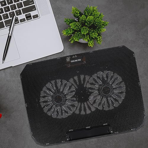 Soporte con cooler USB para notebook DECHOUS negro miniatura 4
