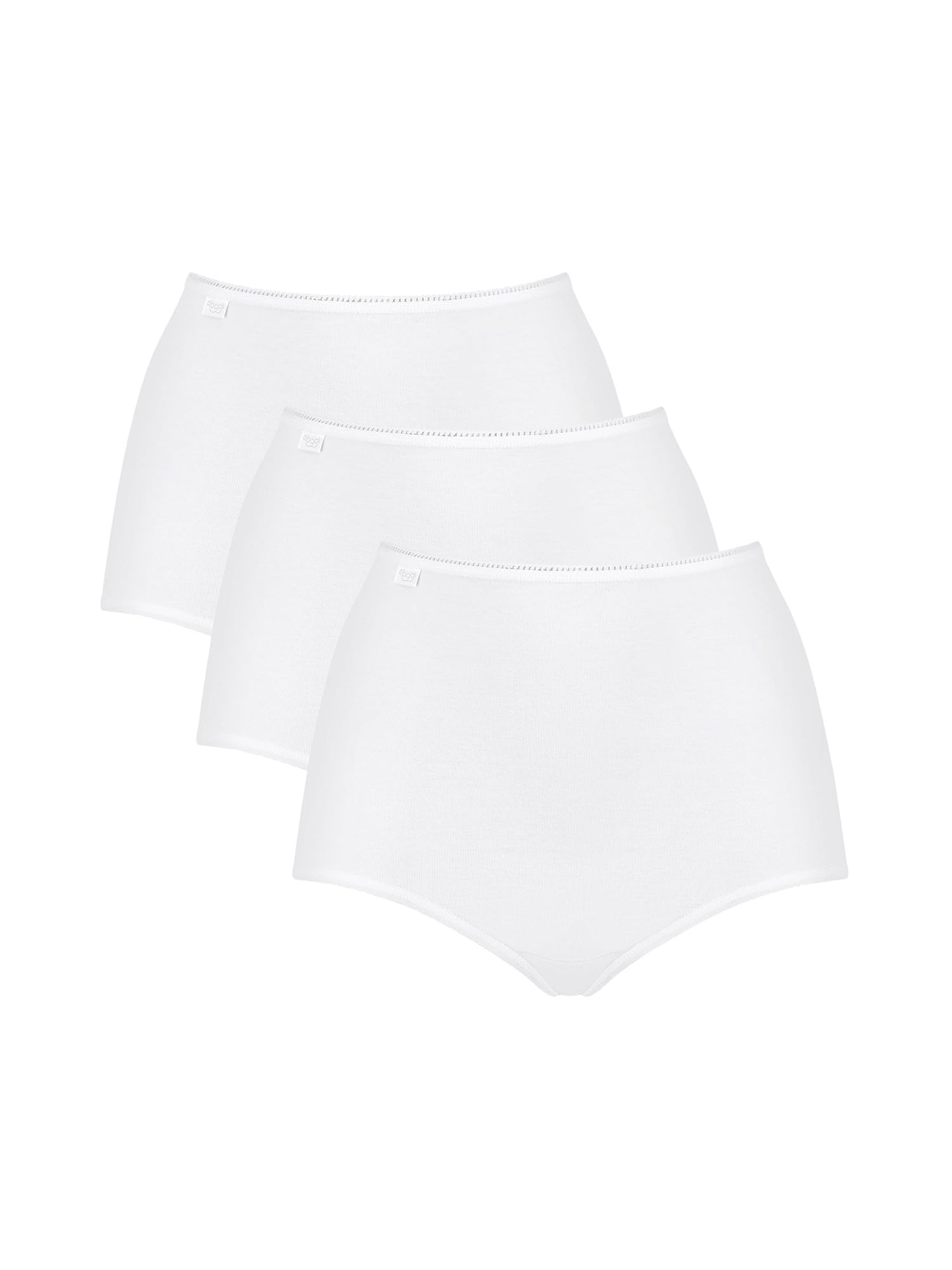 Sloggi Womens Pack Of Three White Basic Maxi Briefs 24