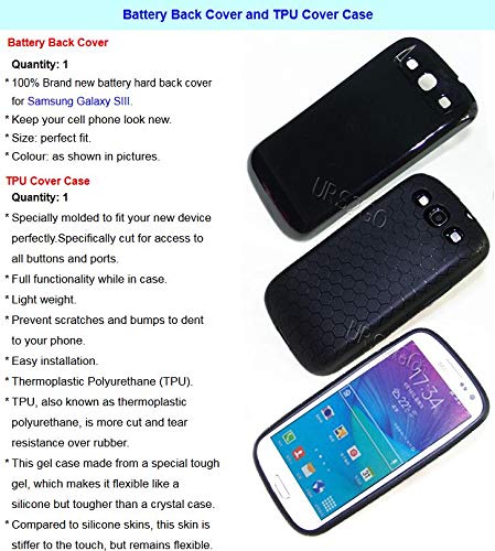 URS2GO 4in1 Accessory Kit 7300mAh Extended Battery Back Cover TPU Case Stylus for Samsung Galaxy S3 S III i9300 I747 Android phone