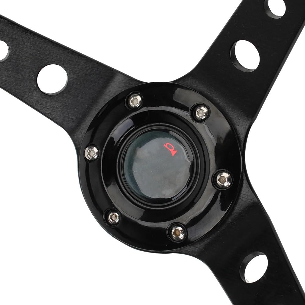 Volante da Corsa Universale,Volante Sportivo Volante da corsa for auto 14 pollici sportivo alla deriva