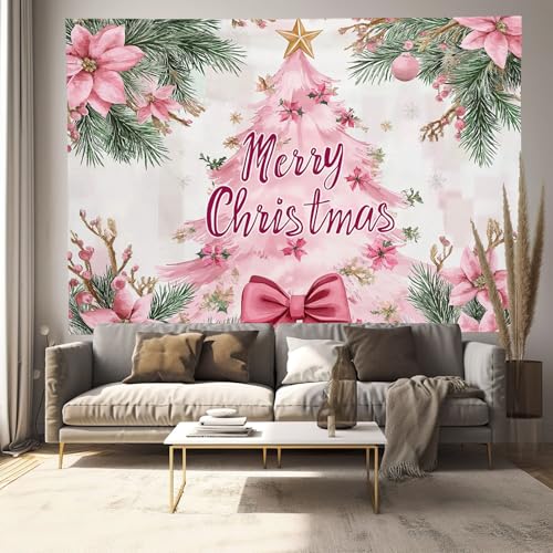 Tenture murale rose de salon MULERN pour créer un cocon chaleureux