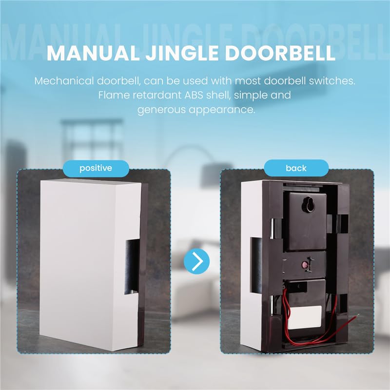 Przewodowy dzwonek do drzwi 220 V ręczny dzwonek do domowego systemu kontroli dostępu do hotelu Timbre Puerta Casa Smart