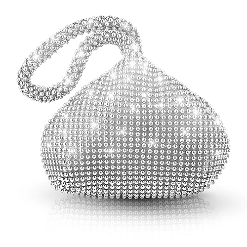 simarro Damen Abend Clutch Tasche, Handtaschen für Frauen Strass Funkelnde...