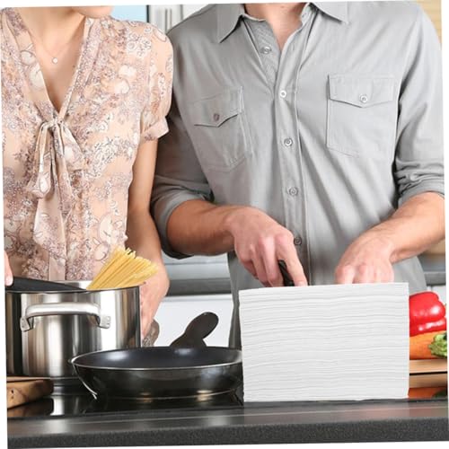 Toallas desechables de mano absorbentes y de papel grueso para baños, paquete de 2 4
