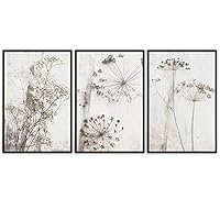 SIGNWIN Framed Canvas Wall Art Dandelion Canvas Prints Home Artwork Decoration for Living Room,Bedroom - 16