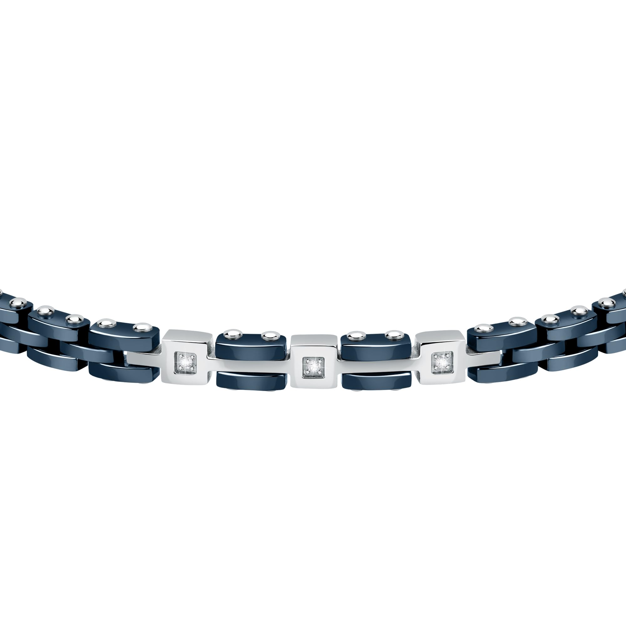 Morellato Diamonds Bracciale Uomo in Acciaio, diamante, ceramica - SAUK04