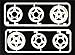 TAMIYA F Parts 57741/46/56/ 58336/46/54 TAM0555066 Elec Car/Truck Replacement Parts