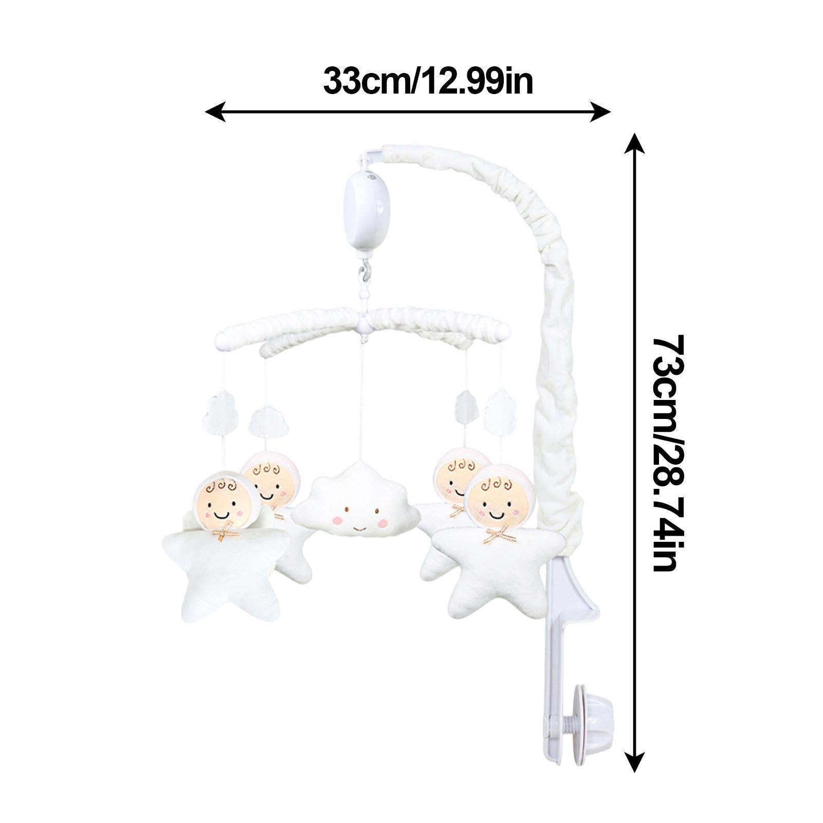 Musical Crib Mobile, Nursery Mobile para cuna Cuna de guardería de la de | Juguete móvil de alto contraste, decoración de viveros de animales, para la habitación del bebé