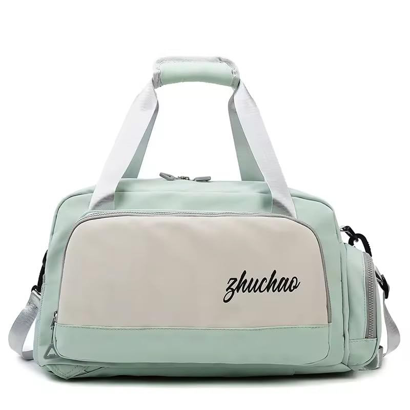 Image of LIGHTNIING HAMMERZ Polyester Multi Purpose 3 in 1 Travel Duffle Bag and Backpack Lightweight Waterproof Carry Luggage Bag with Shoe Compartment (Pista Green)