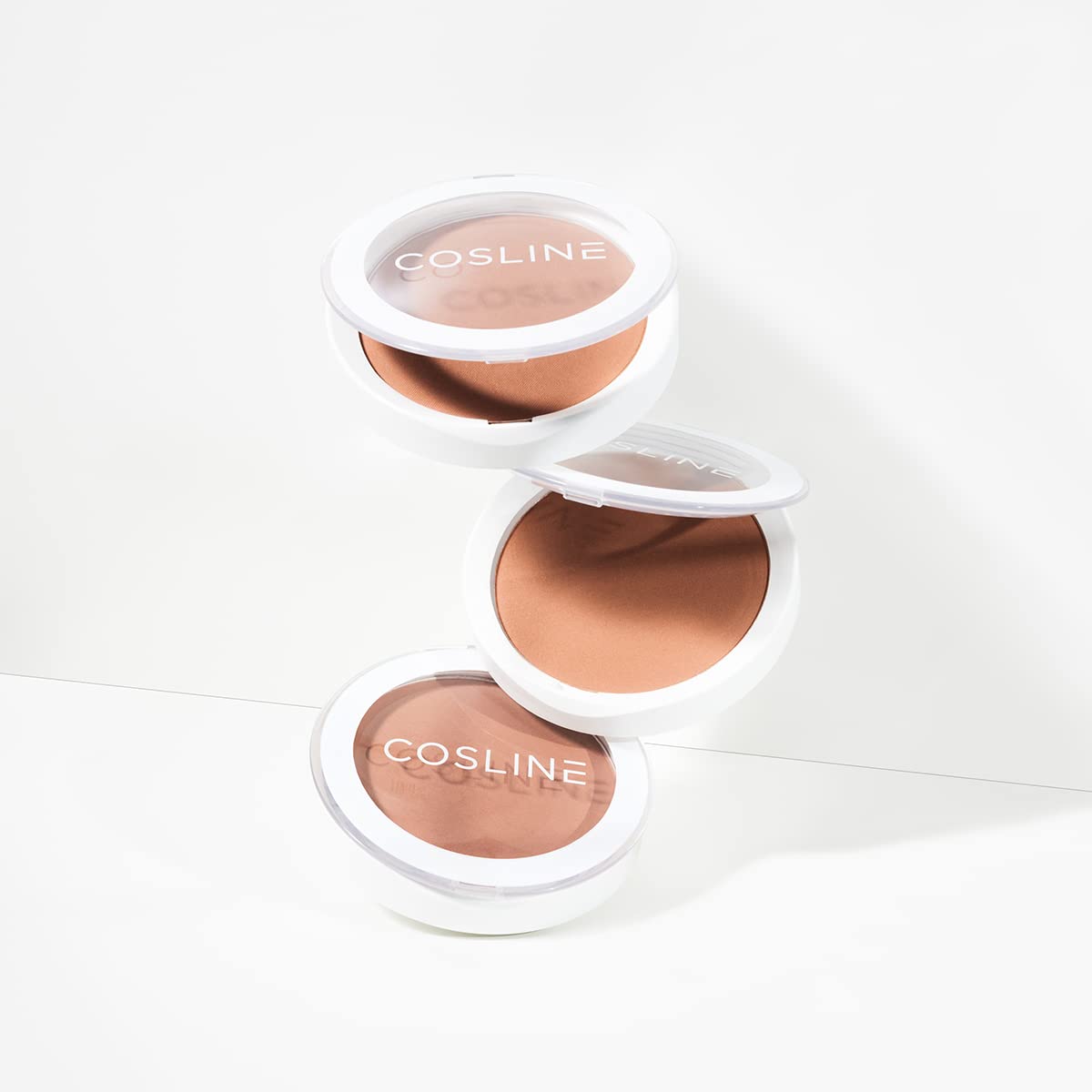 COSLINE Sun Powder matt, Contouring, Frischer Teint, Bronzer, Mattierend