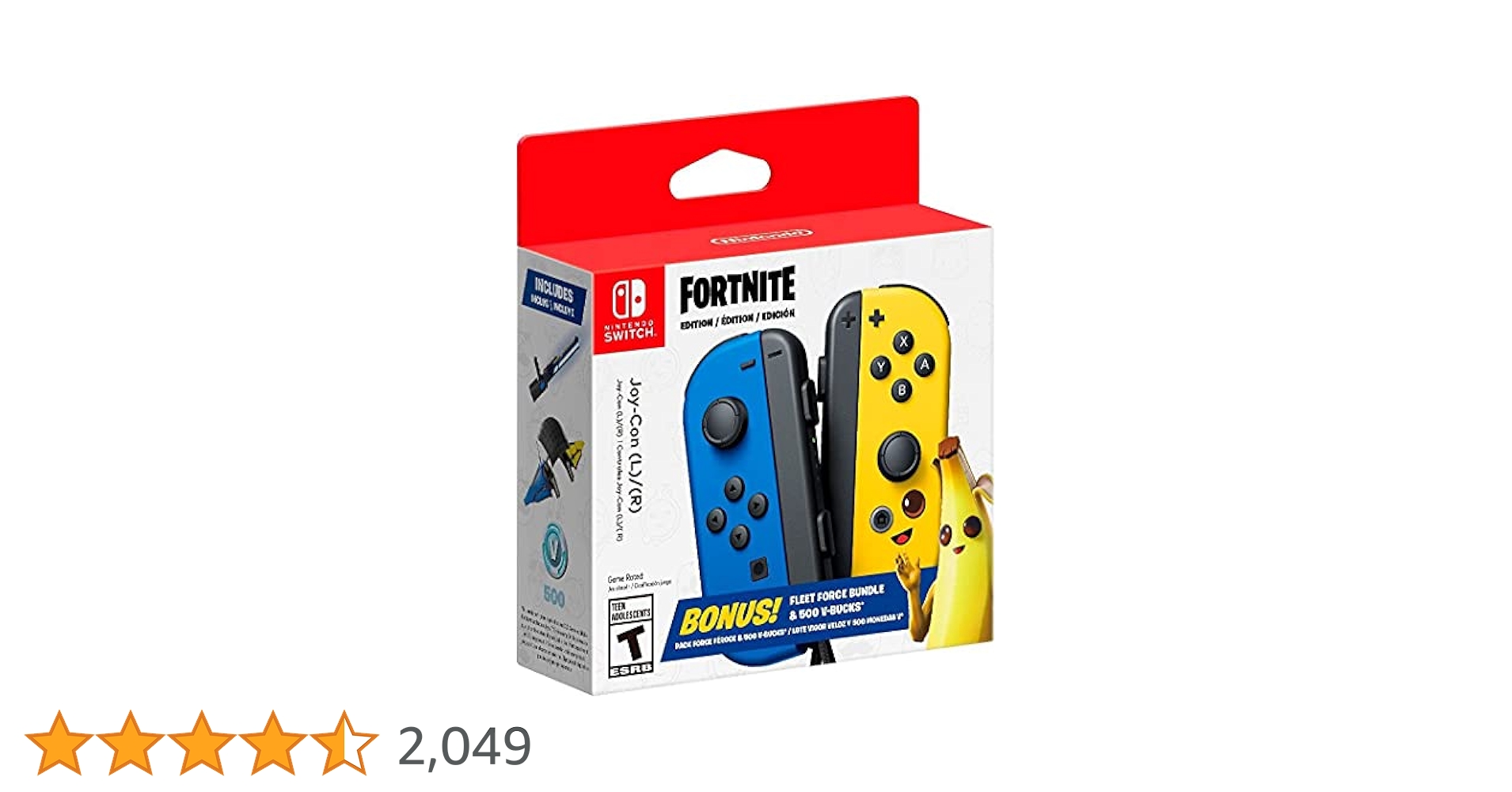 Nintendo Switch - 新品　フォートナイト　ジョイコン Amazon.co.jp: Nintendo Joy-Con (L)/(R) Fortnite フォート