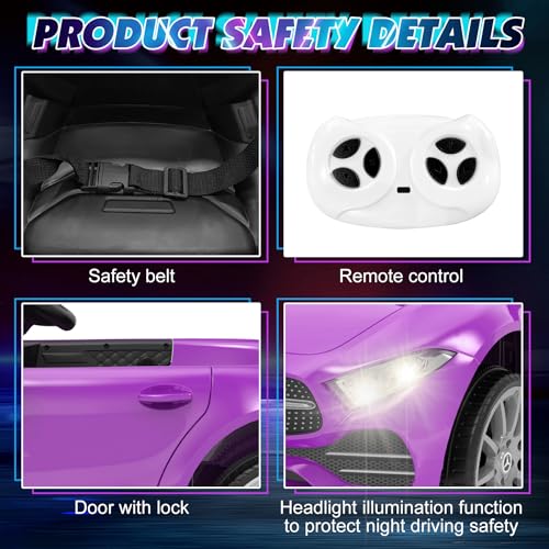 image for Bobike 12V Kids Ride On Car with 2.4G Remote Control,Battery Powered E