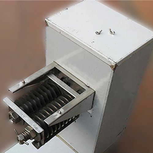 Huanyu 1100 LB/H Commercial Meat Slicer Cutter Stainless Steel Deli Food & Fresh Meat Slicer Electric Meat Cutter Cutting Machine Slicing Machine Food Processor for Restaurants Canteens QE 110V?2.5mm?