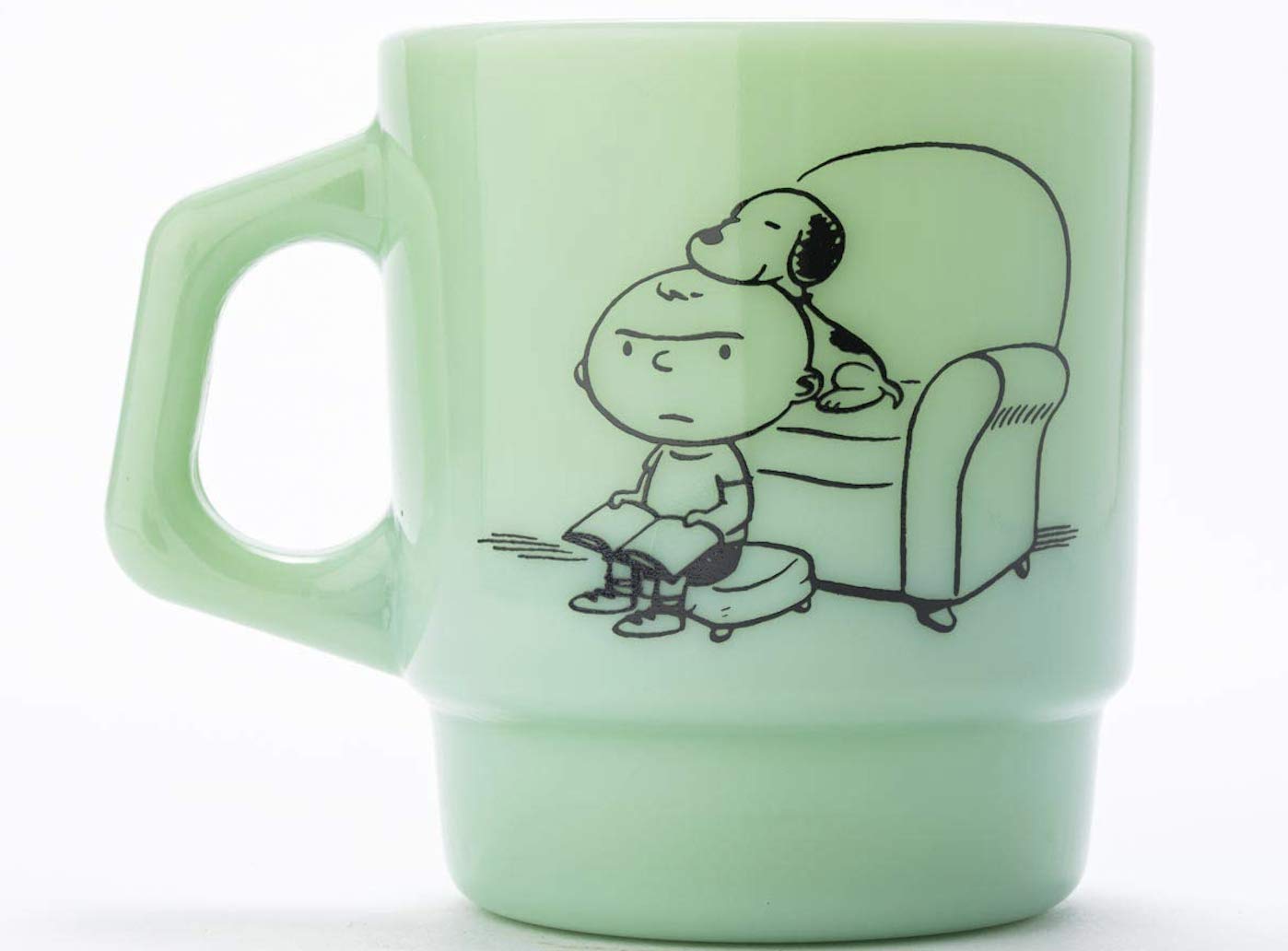 Amazon.co.jp: Fire-King スタッキングマグ Peanuts [MAN