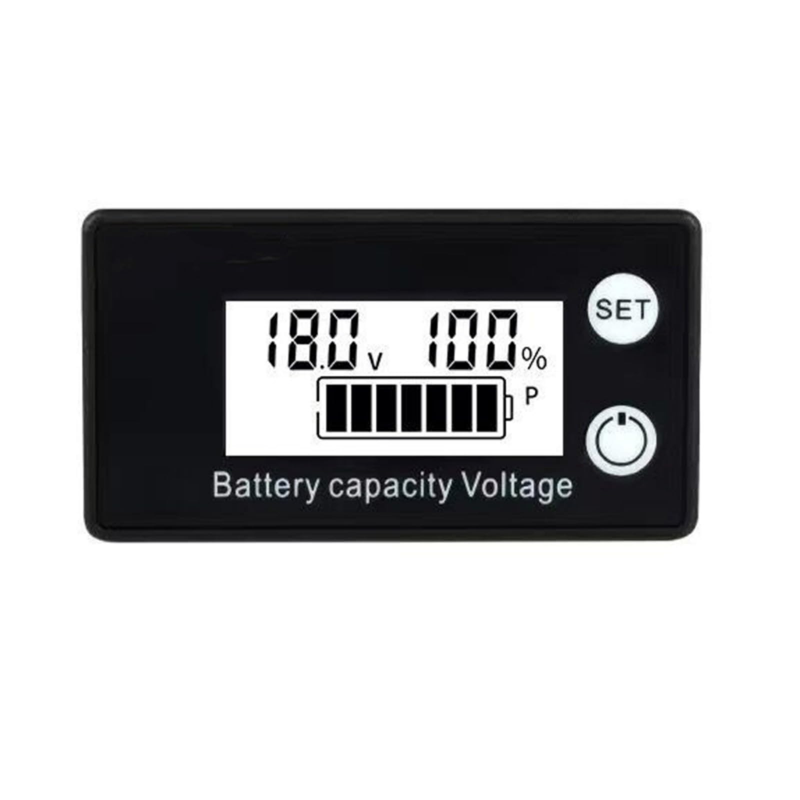8-100V Battery Meter, Battery Capacity Voltages Indicators, Leads-Acid & Lithiums Charges Discharge Monitors Motorcycle Power Meter Display Capacity Tester Display LED Tester Voltmeter