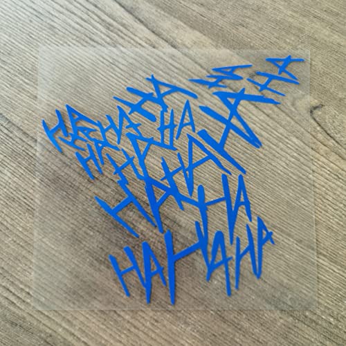 Image of Claw Marks Hahaha Car Stickers Decals Motorcycle Helmet Decal Vinyl and Waterproof (Reflective Blue)