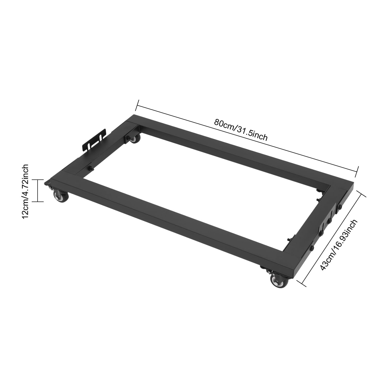 2pcs Möbel Transportroller bis 150kg 4 Räder Möbelrollen Schwerlast | Möbel Dollies Strapazierfähig Möbel Transportroller Set Tragbare Bewegliche Rollen Transportrollen Rollen für Möbel
