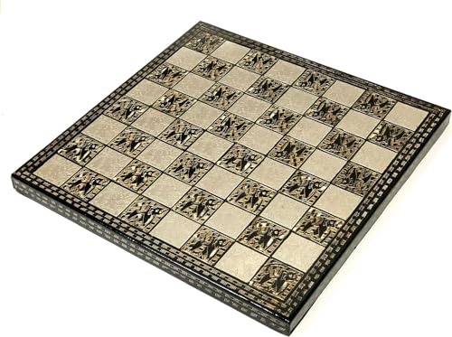 Ensemble d'échecs exquis en laiton sculpté pour joueur exigeant