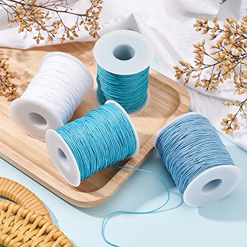 PH PandaHall 400 Yards 1mm Waxed Cotton Cord Thread - Image 2