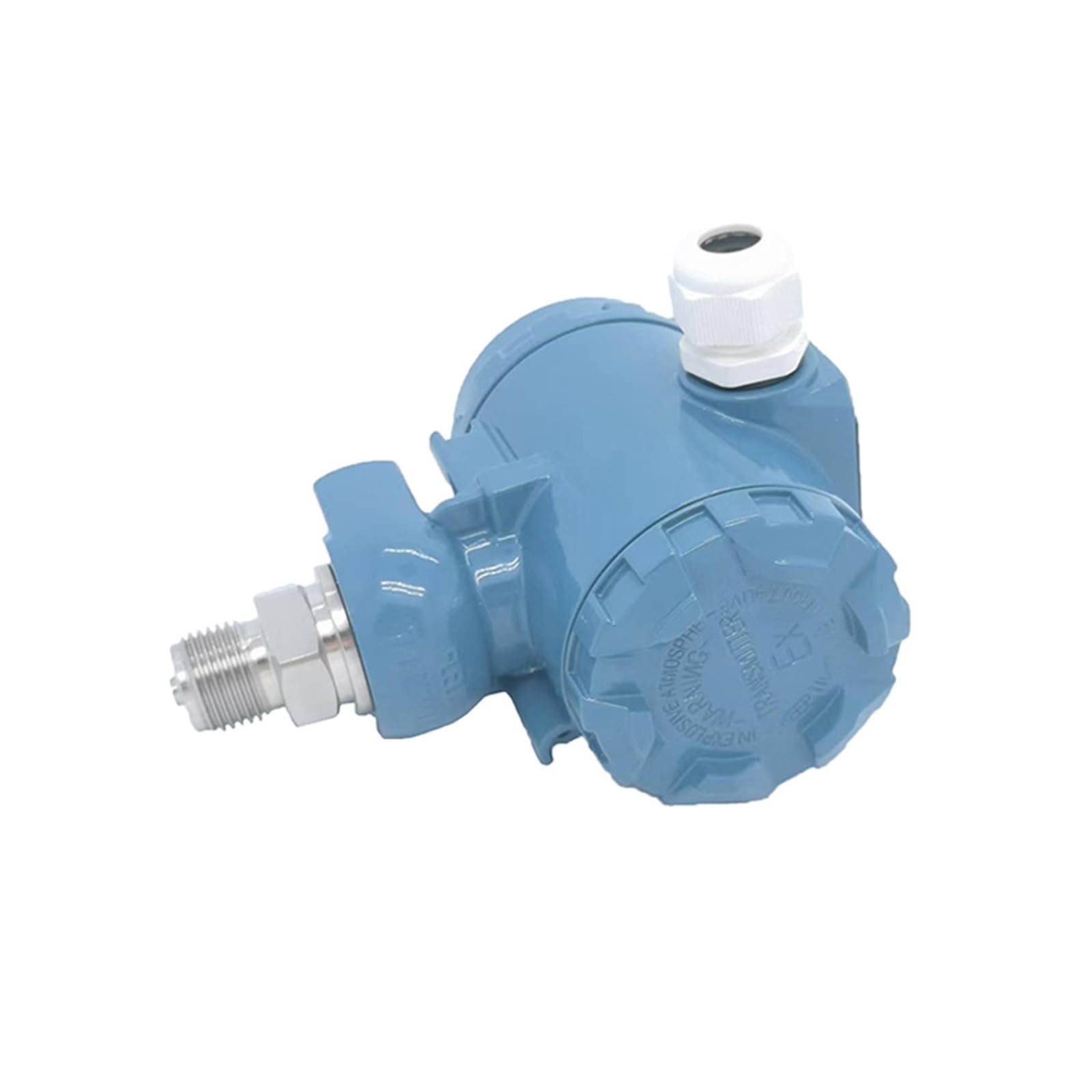4-20ma LED Sensor de presión de vacío de silicona absoluto de tubería de agua transductor de presión de 600 bar transmisor de presión de combustible (tamaño: 0-6 Mpa)