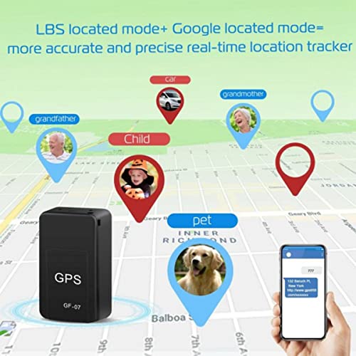 GPS Tracker for Vehicles, GPS Tracker Car, Mini Magnetic GPS Real Time Car Locator, Long Standby SIM GPS Tracker for Vehicle/Car/Person 【Full USA Coverage】